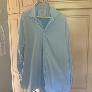 Mens Charles Tyrwhitt blue shirt